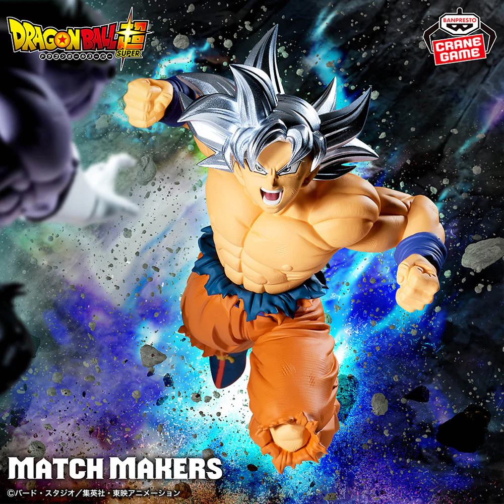 Mô hình Dragon Ball Super Match Makers - Son Goku Ultra Instinct (Vs Jiren) Banpresto - BANDAI